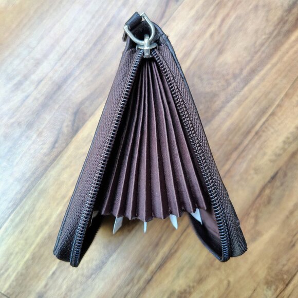 Genuine Leather Palm Wallet for Women with RFID Blocking - Picture 10 of 15